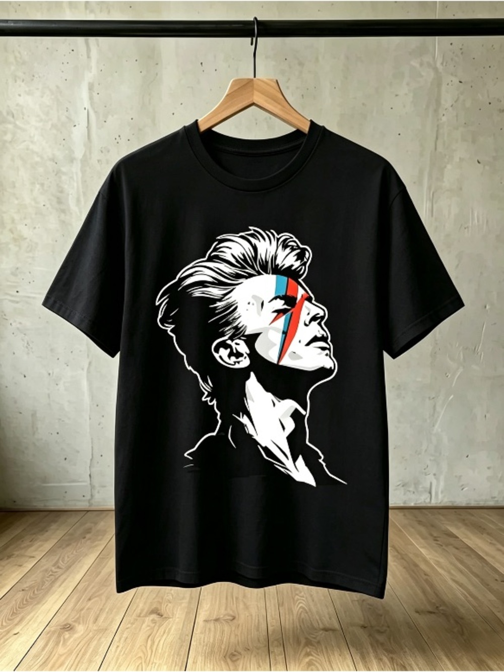 David Bowie Black Graphic Women Men T-shirt Unisex